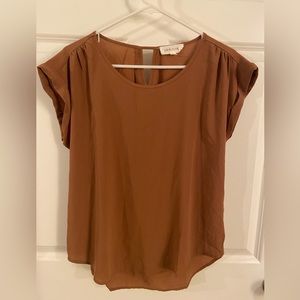 Medium Pink Rose rustic colored blouse